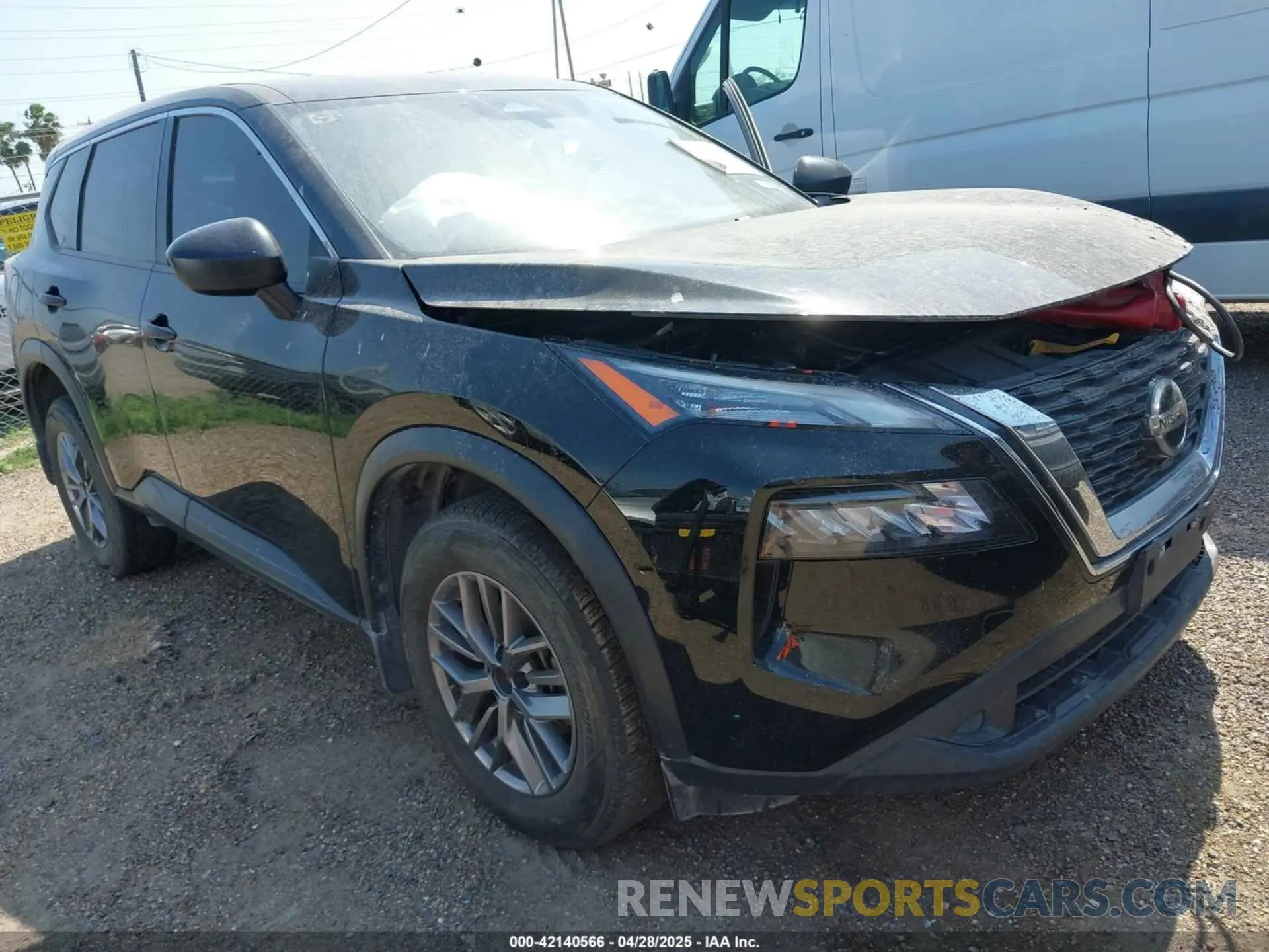 1 Photograph of a damaged car JN8AT3AA9MW013907 NISSAN ROGUE 2021