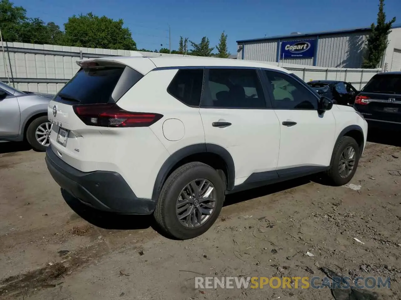 3 Photograph of a damaged car JN8AT3AB3MW224464 NISSAN ROGUE 2021