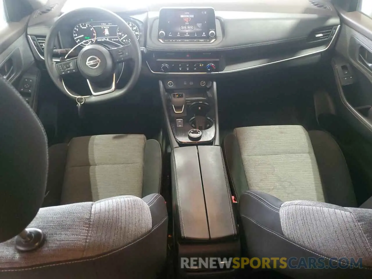 8 Фотография поврежденного автомобиля JN8AT3AB7MW220093 NISSAN ROGUE 2021
