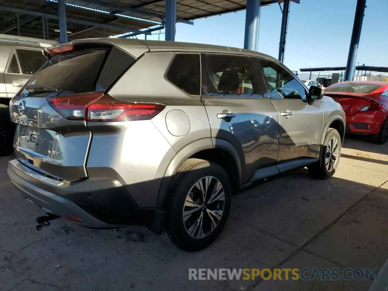 3 Photograph of a damaged car JN8AT3BA0MW018072 NISSAN ROGUE 2021