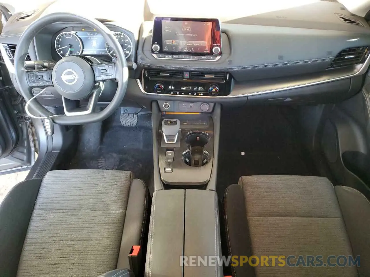 8 Photograph of a damaged car JN8AT3BA0MW018072 NISSAN ROGUE 2021