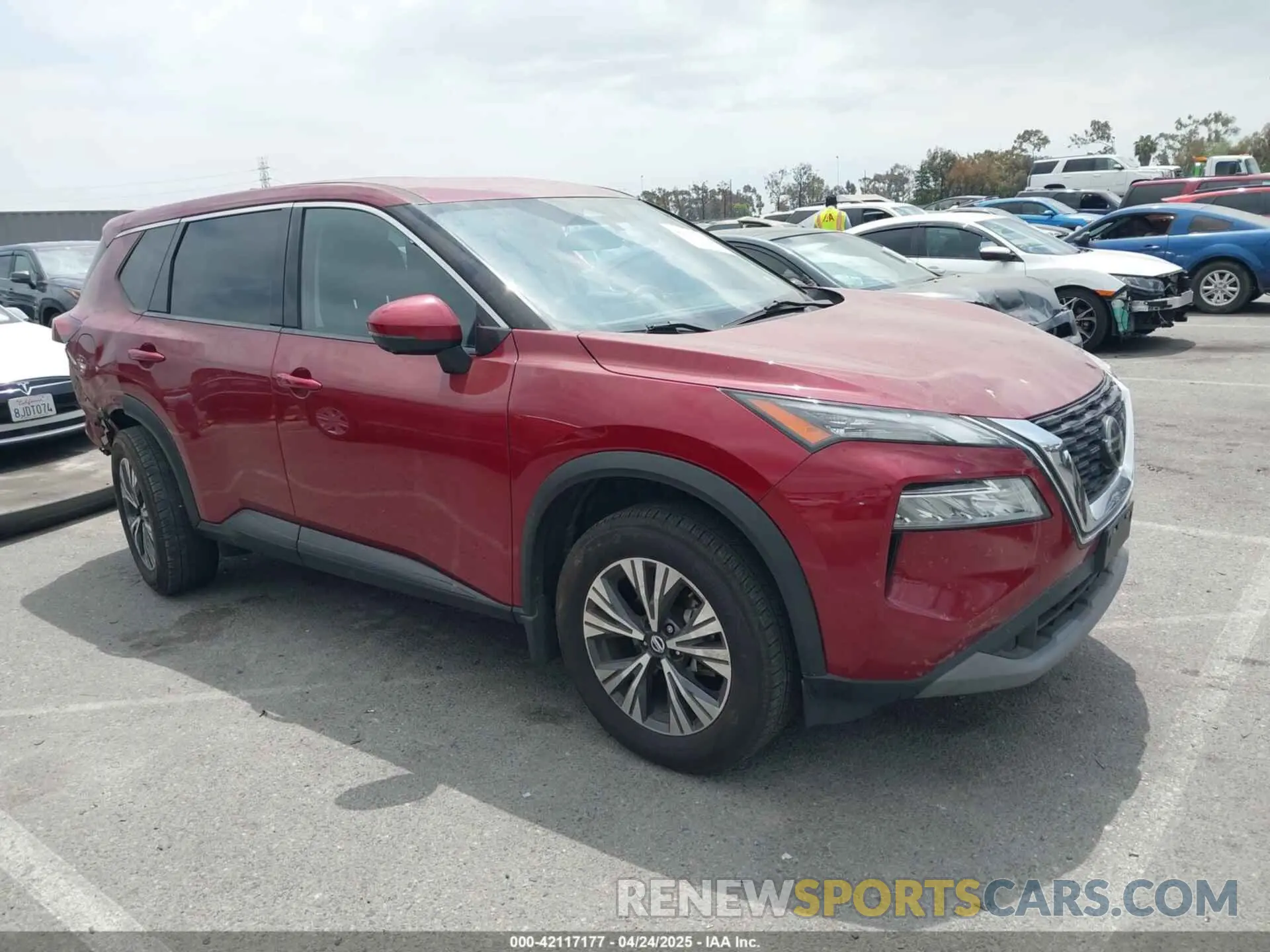 1 Фотография поврежденного автомобиля JN8AT3BA1MW008621 NISSAN ROGUE 2021