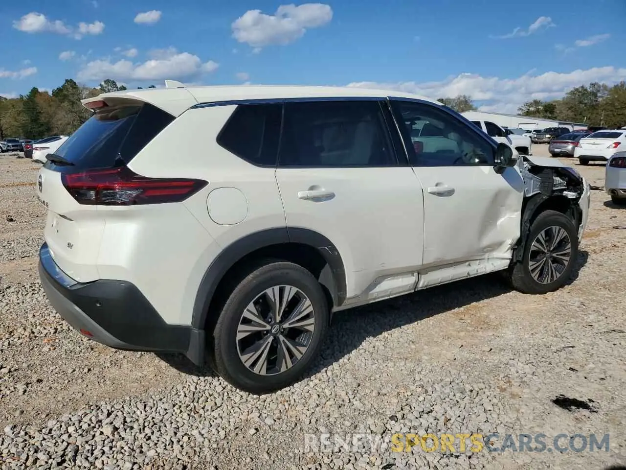 3 Photograph of a damaged car JN8AT3BA2MW006425 NISSAN ROGUE 2021