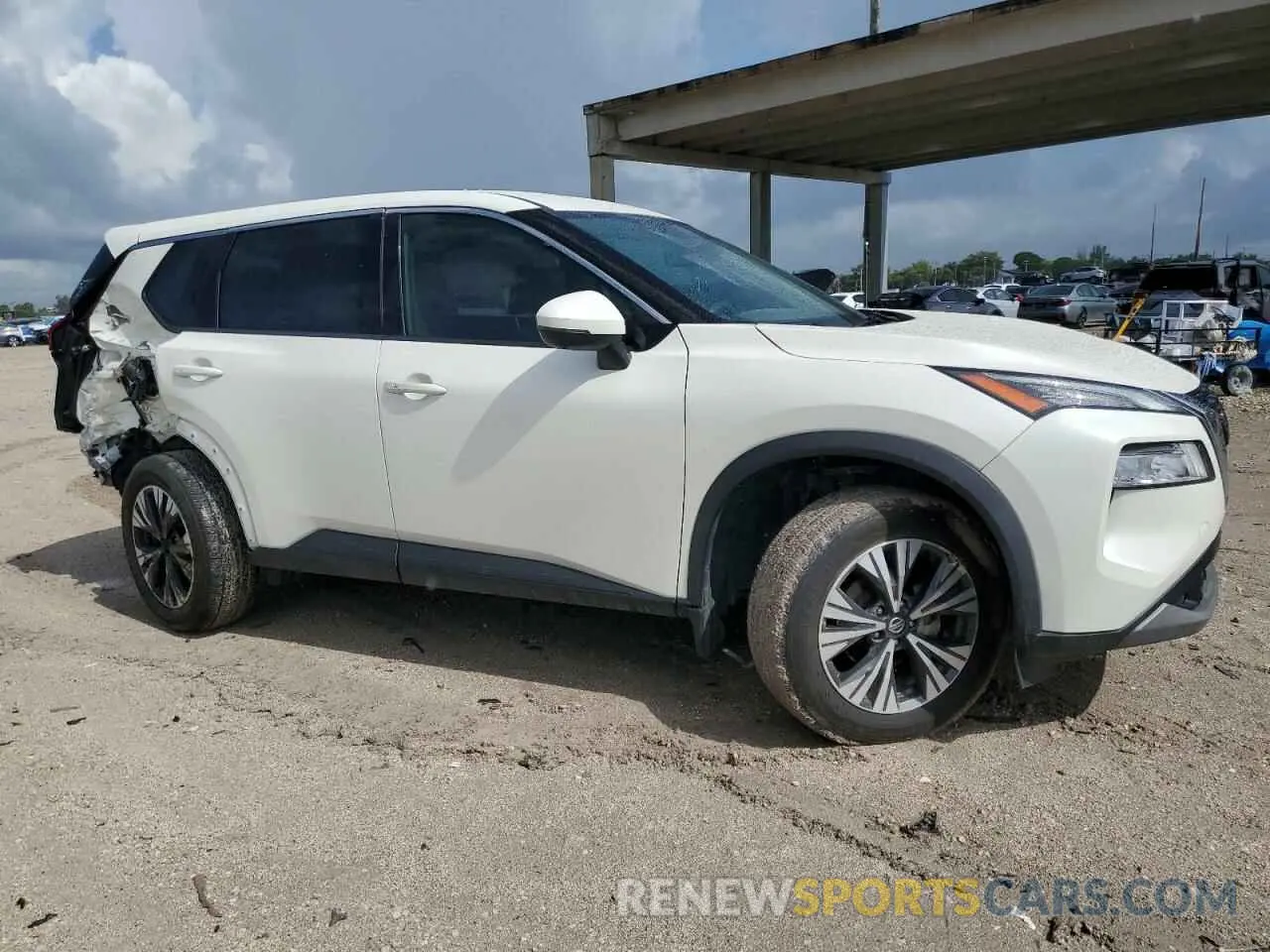 4 Photograph of a damaged car JN8AT3BA2MW011057 NISSAN ROGUE 2021