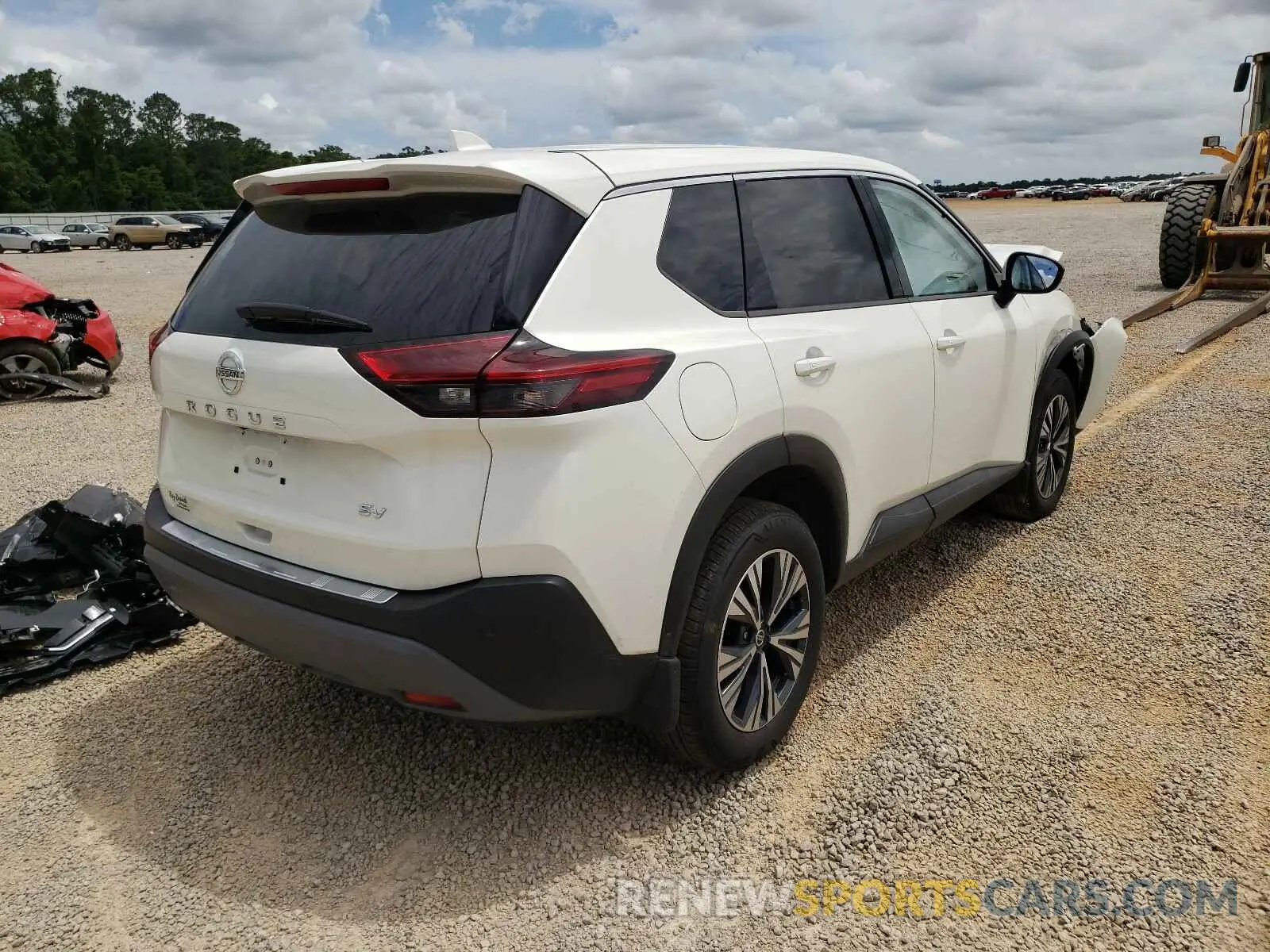 4 Photograph of a damaged car JN8AT3BA3MW010340 NISSAN ROGUE 2021