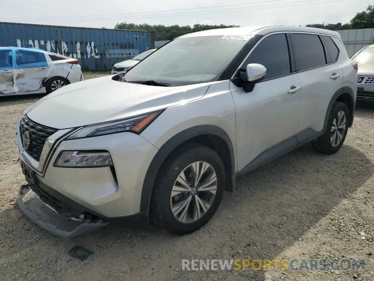 1 Photograph of a damaged car JN8AT3BA3MW014954 NISSAN ROGUE 2021