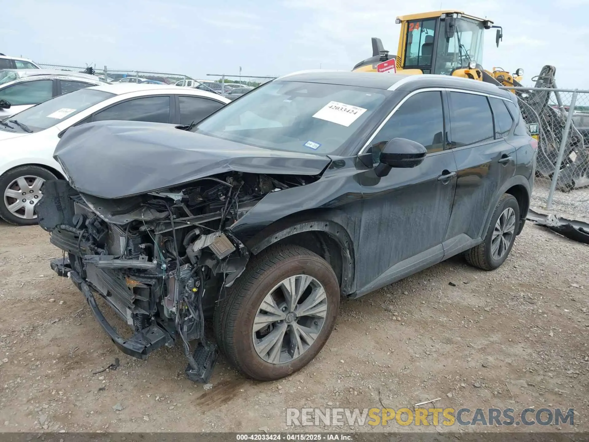 2 Photograph of a damaged car JN8AT3BA3MW016655 NISSAN ROGUE 2021