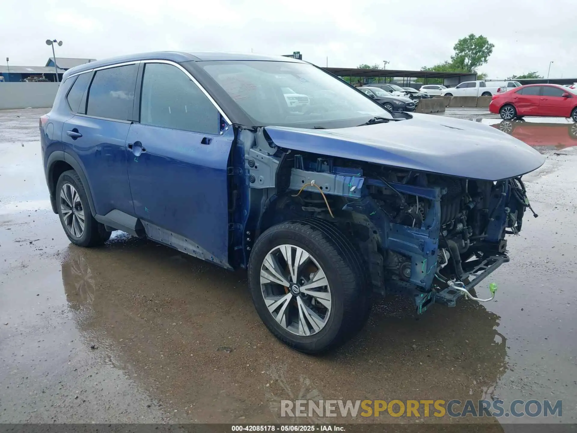 1 Photograph of a damaged car JN8AT3BA5MW010629 NISSAN ROGUE 2021
