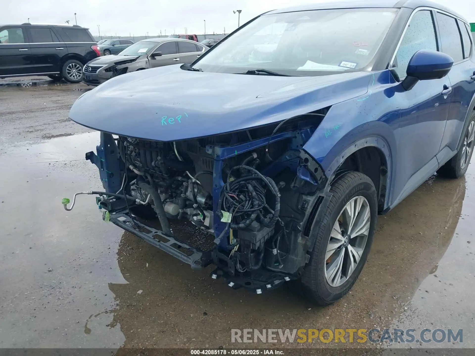 6 Photograph of a damaged car JN8AT3BA5MW010629 NISSAN ROGUE 2021
