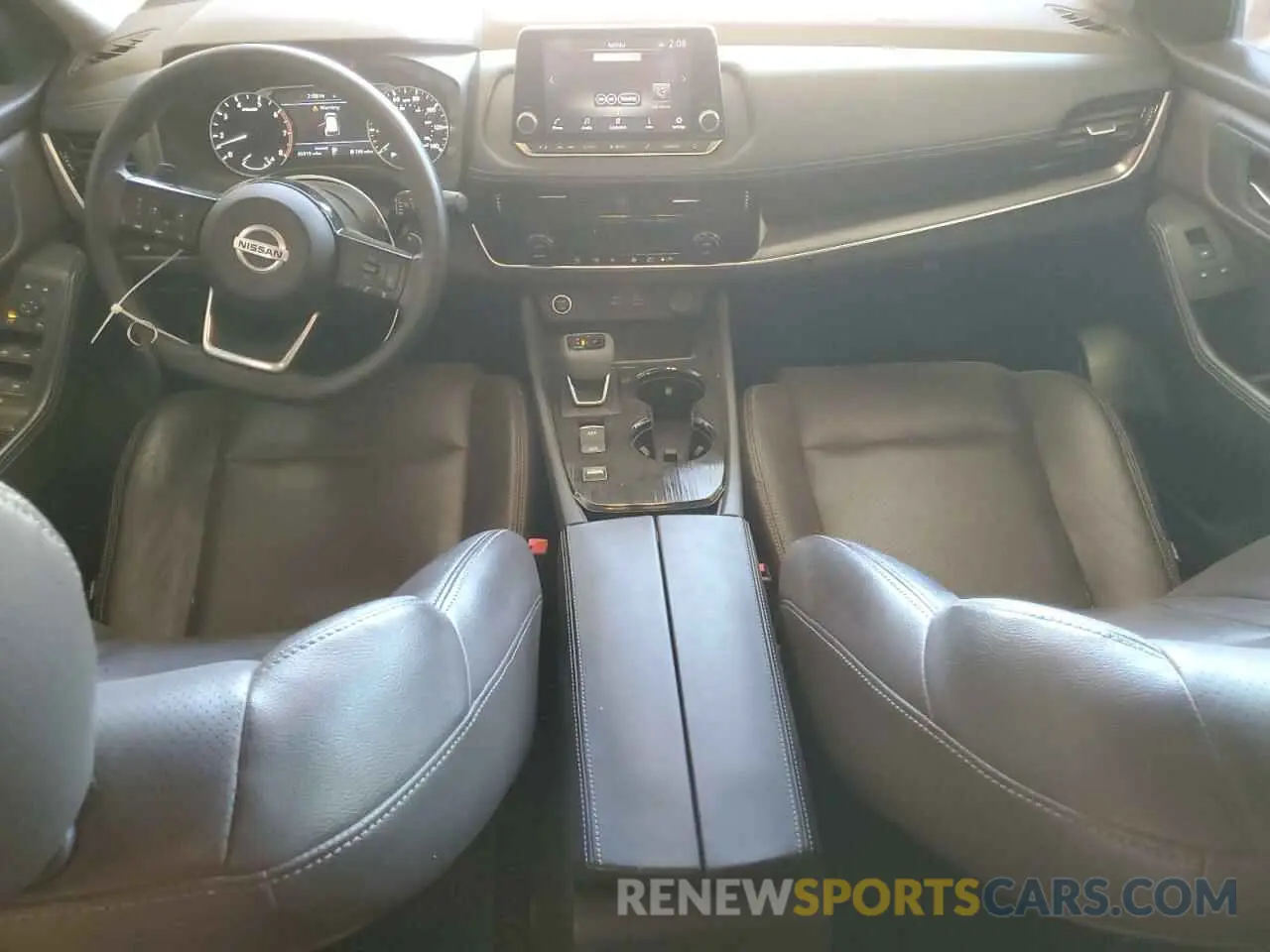 8 Photograph of a damaged car JN8AT3BA6MW000207 NISSAN ROGUE 2021