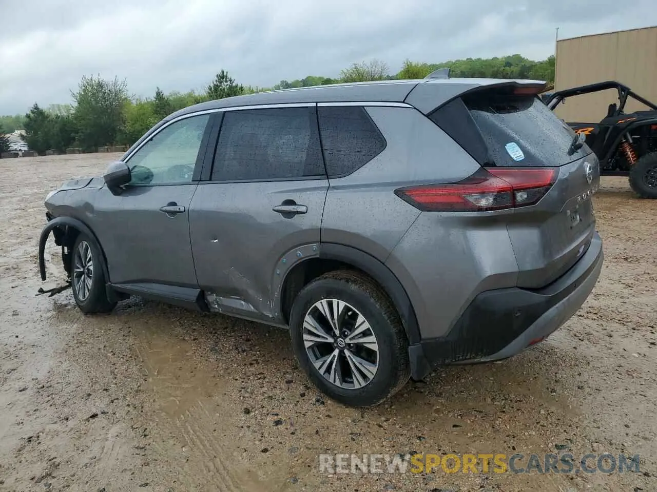 2 Photograph of a damaged car JN8AT3BA6MW006976 NISSAN ROGUE 2021
