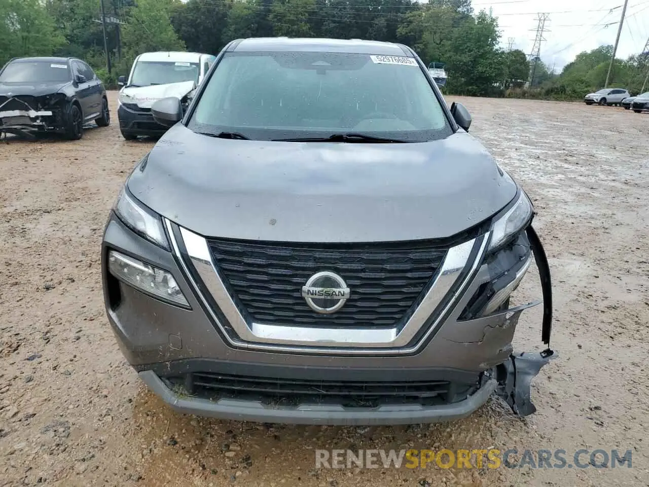 5 Photograph of a damaged car JN8AT3BA6MW006976 NISSAN ROGUE 2021