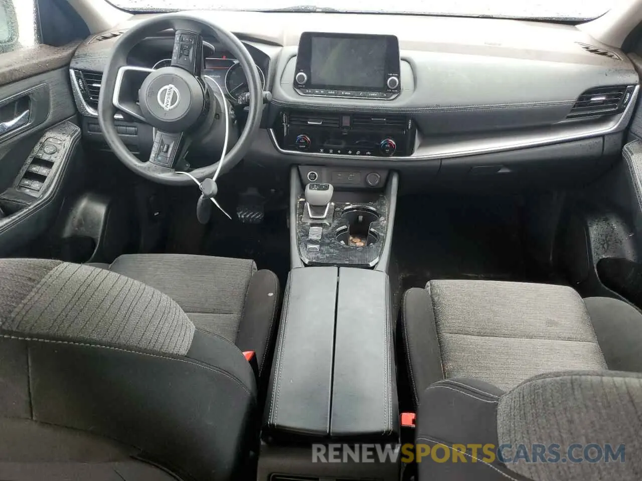8 Photograph of a damaged car JN8AT3BA6MW006976 NISSAN ROGUE 2021