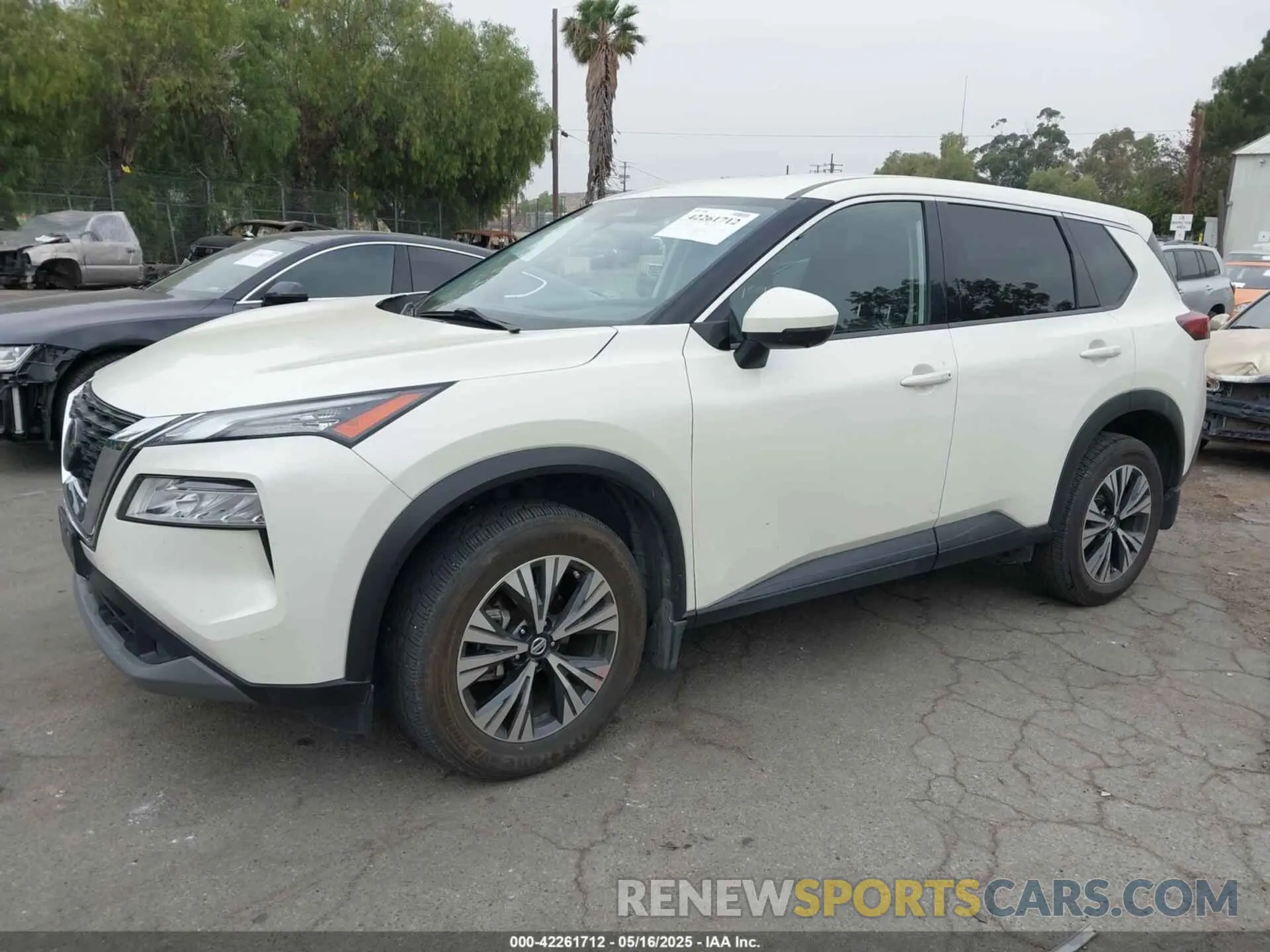 2 Photograph of a damaged car JN8AT3BA6MW011398 NISSAN ROGUE 2021