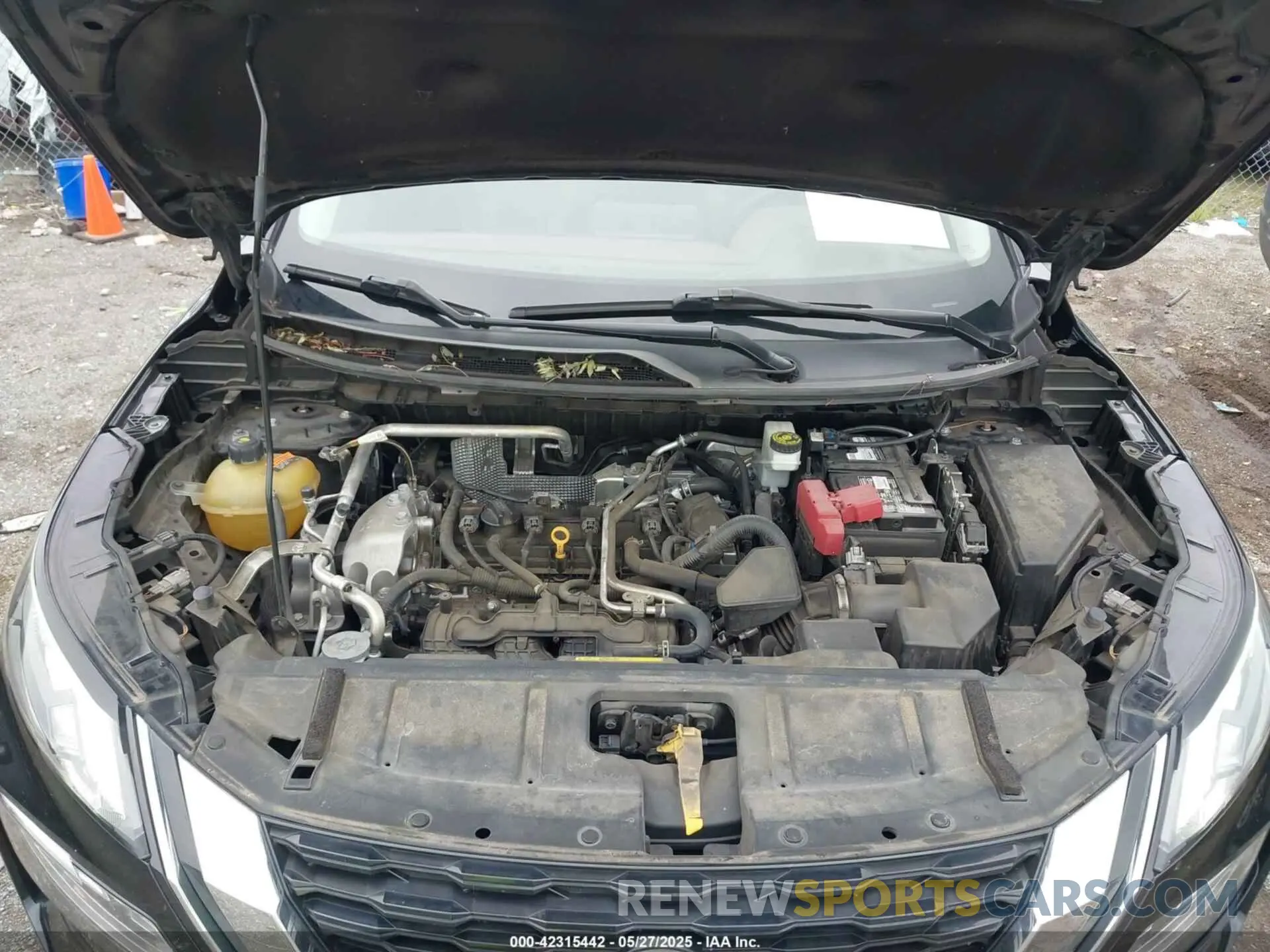 10 Photograph of a damaged car JN8AT3BA7MW006372 NISSAN ROGUE 2021