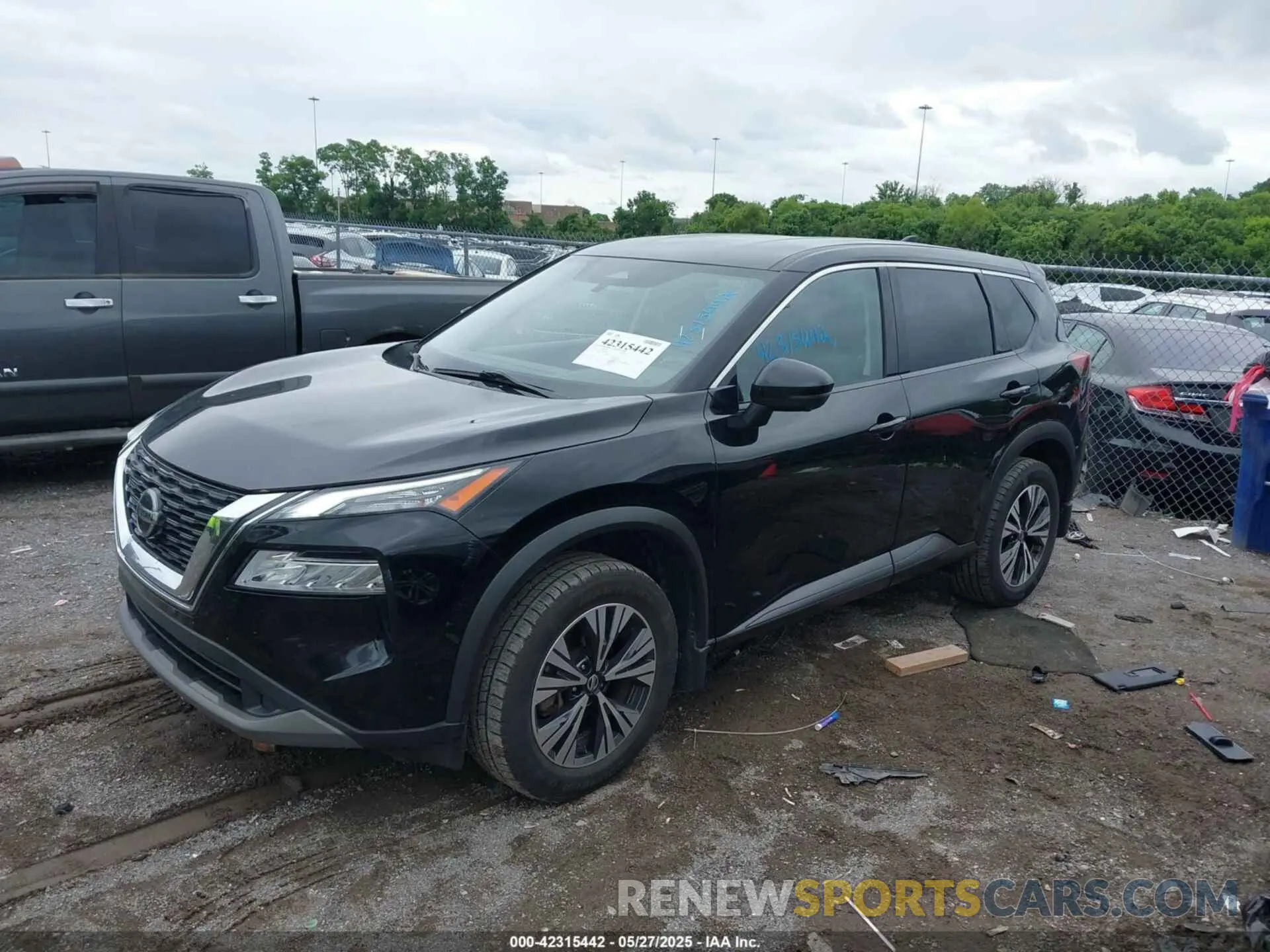 14 Photograph of a damaged car JN8AT3BA7MW006372 NISSAN ROGUE 2021