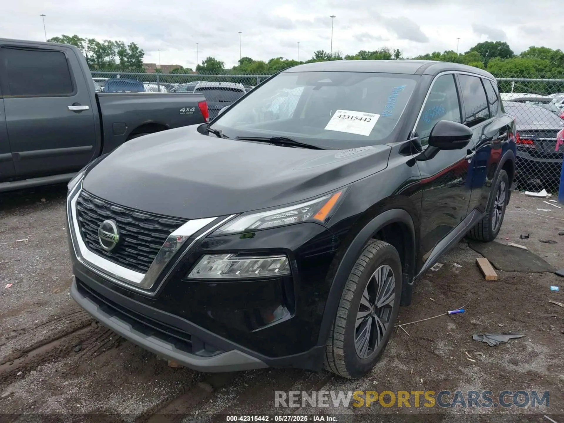 6 Photograph of a damaged car JN8AT3BA7MW006372 NISSAN ROGUE 2021