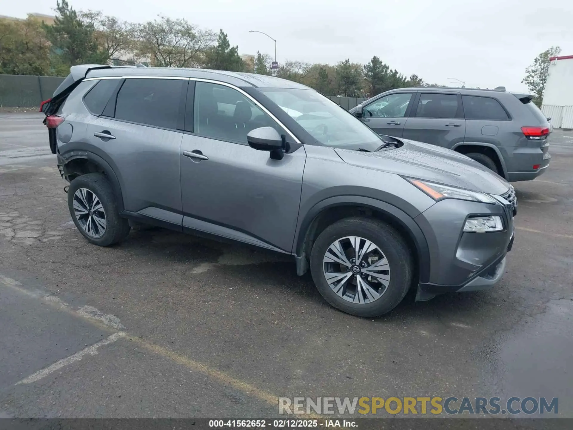 1 Photograph of a damaged car JN8AT3BA8MW025576 NISSAN ROGUE 2021