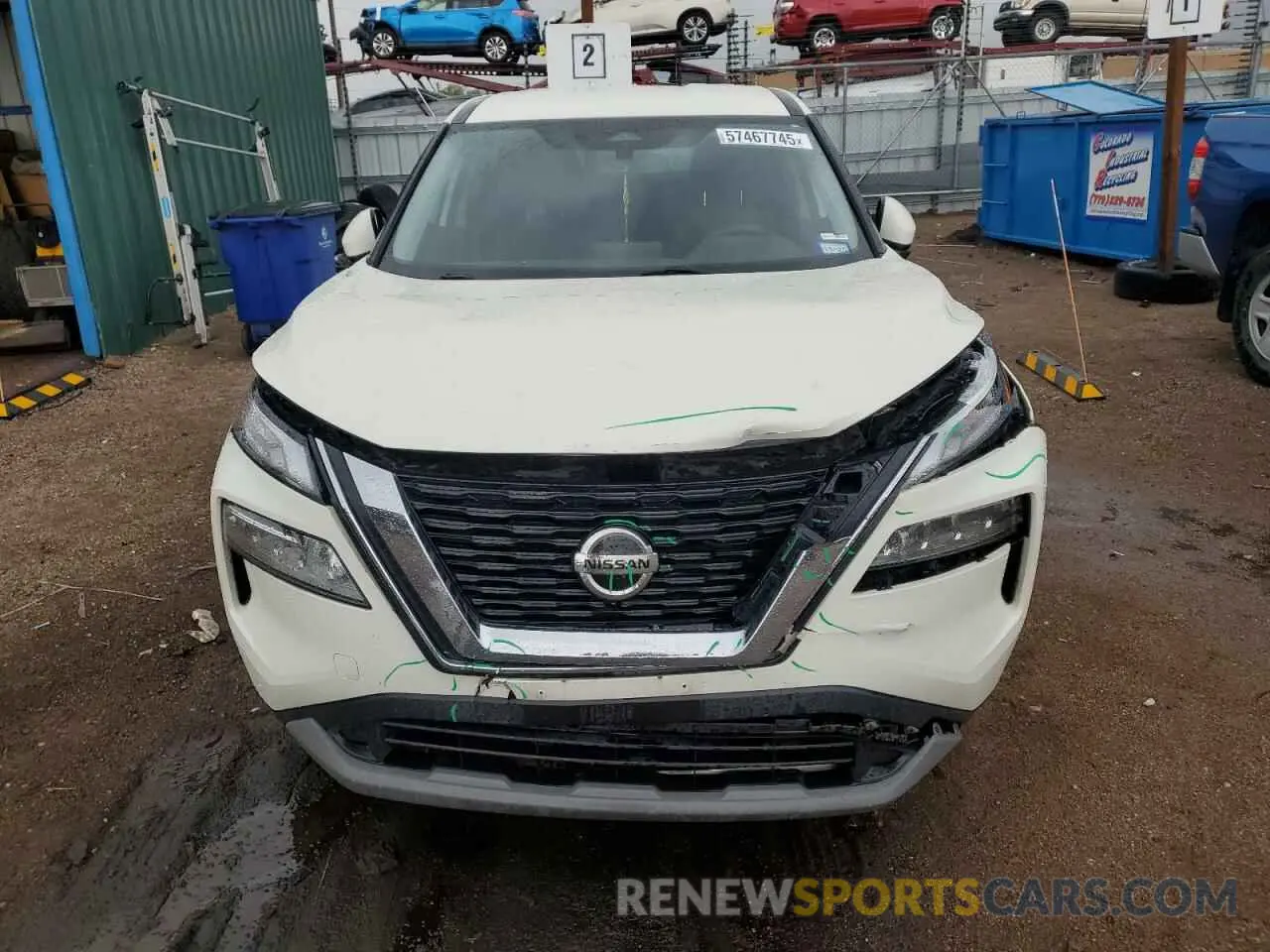 5 Photograph of a damaged car JN8AT3BA9MW013338 NISSAN ROGUE 2021