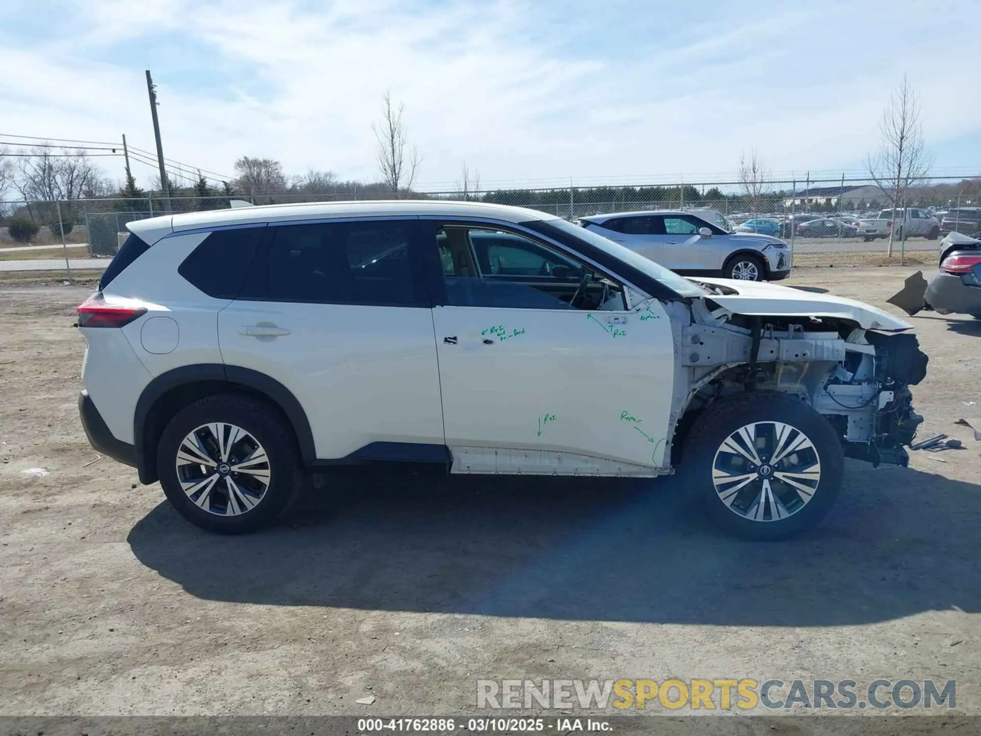 13 Photograph of a damaged car JN8AT3BAXMW010786 NISSAN ROGUE 2021