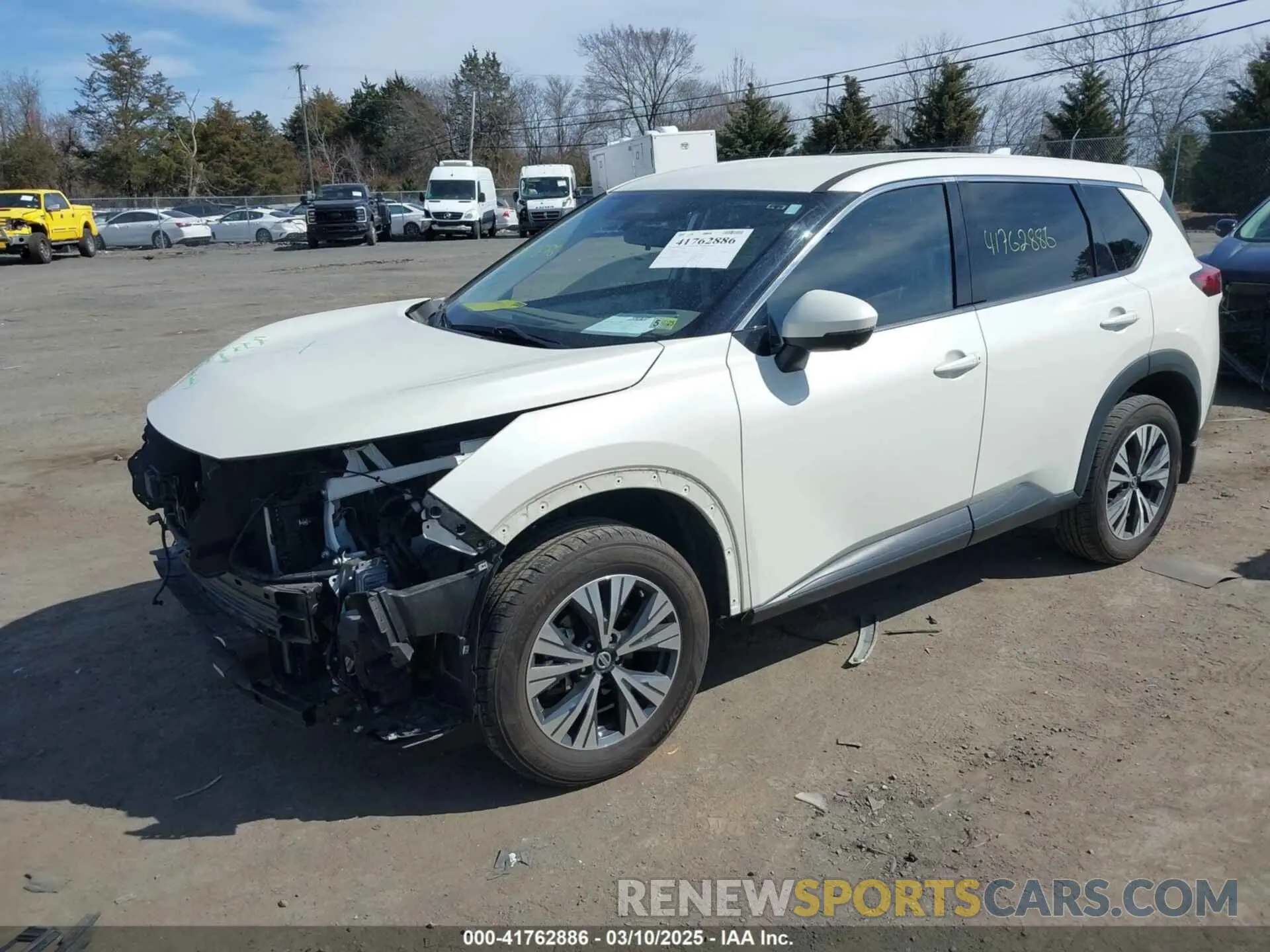 2 Photograph of a damaged car JN8AT3BAXMW010786 NISSAN ROGUE 2021
