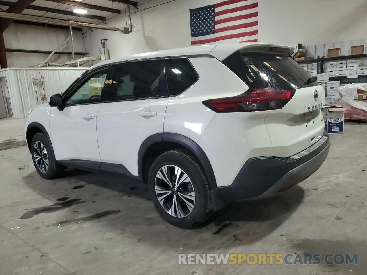 2 Photograph of a damaged car JN8AT3BAXMW015843 NISSAN ROGUE 2021