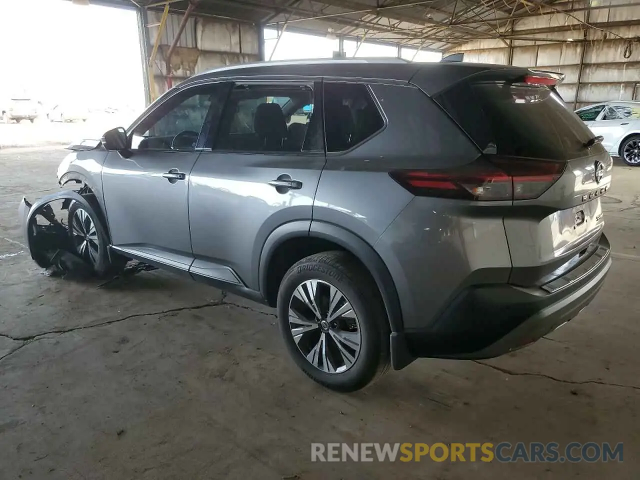2 Photograph of a damaged car JN8AT3BB0MW204543 NISSAN ROGUE 2021