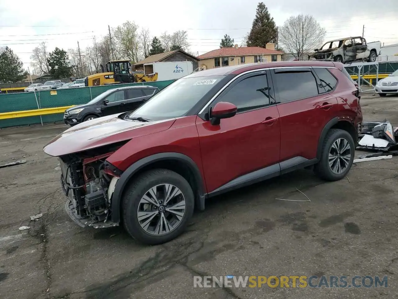 1 Photograph of a damaged car JN8AT3BB0MW227563 NISSAN ROGUE 2021
