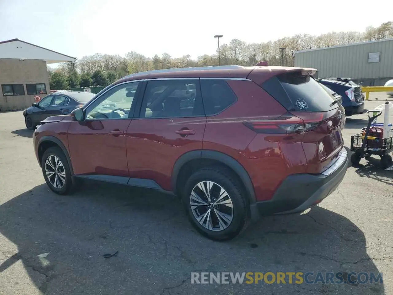 2 Photograph of a damaged car JN8AT3BB1MW220184 NISSAN ROGUE 2021