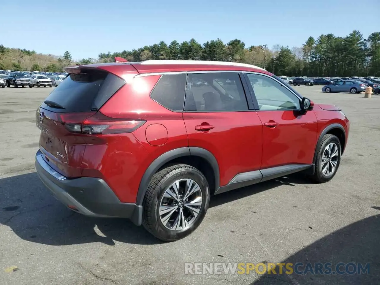 3 Photograph of a damaged car JN8AT3BB1MW220184 NISSAN ROGUE 2021