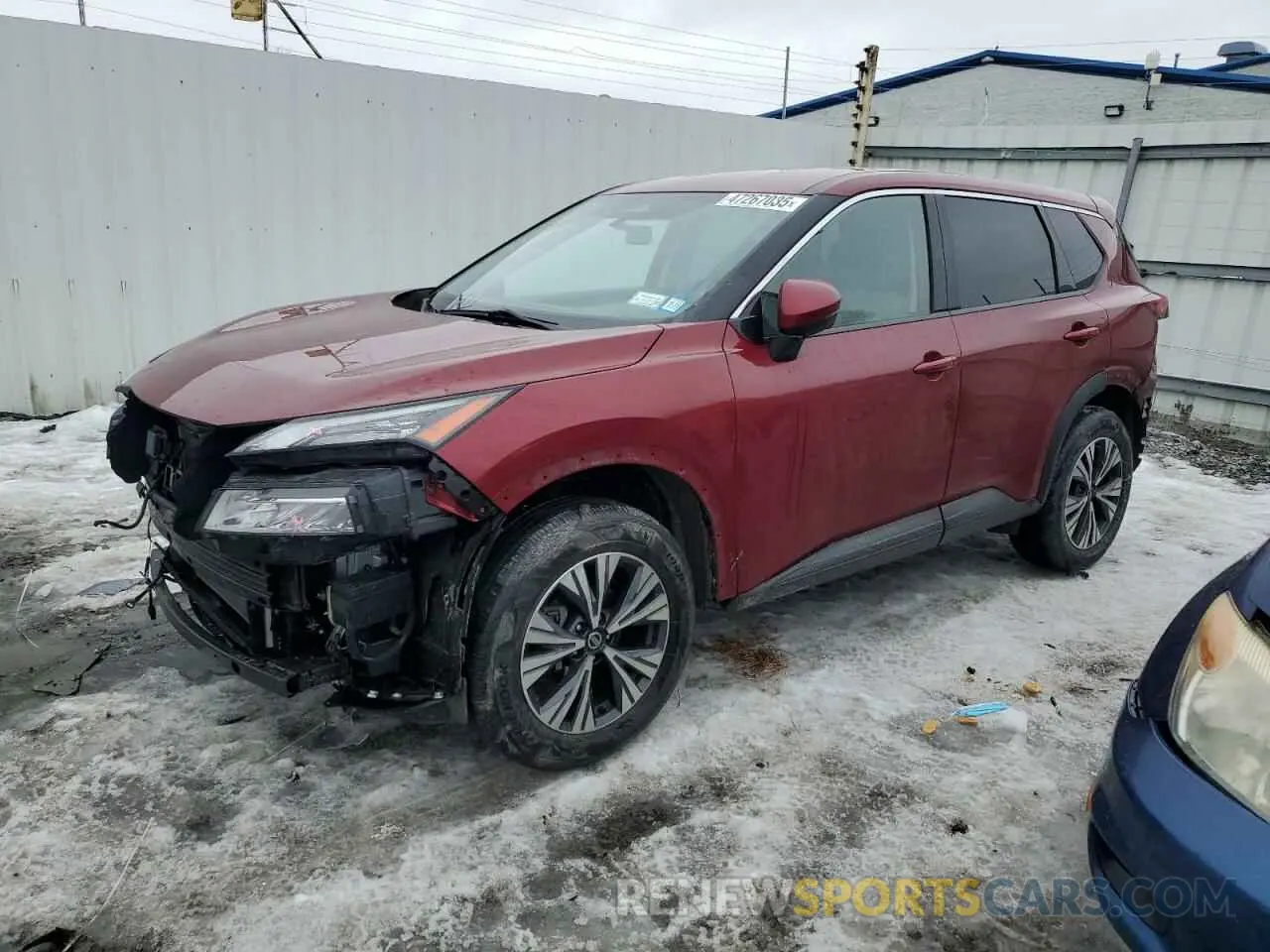 1 Фотография поврежденного автомобиля JN8AT3BB1MW222341 NISSAN ROGUE 2021