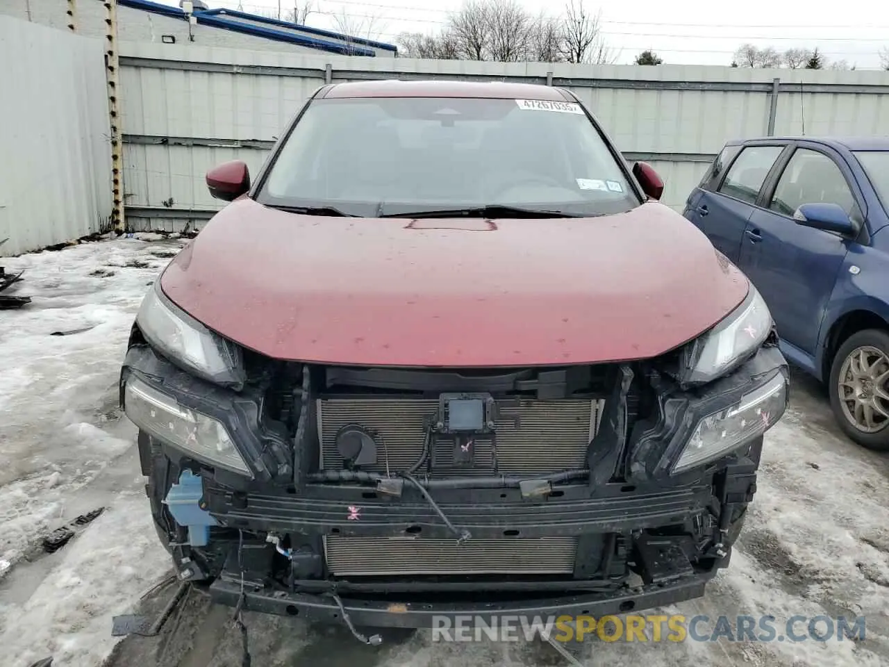 5 Фотография поврежденного автомобиля JN8AT3BB1MW222341 NISSAN ROGUE 2021