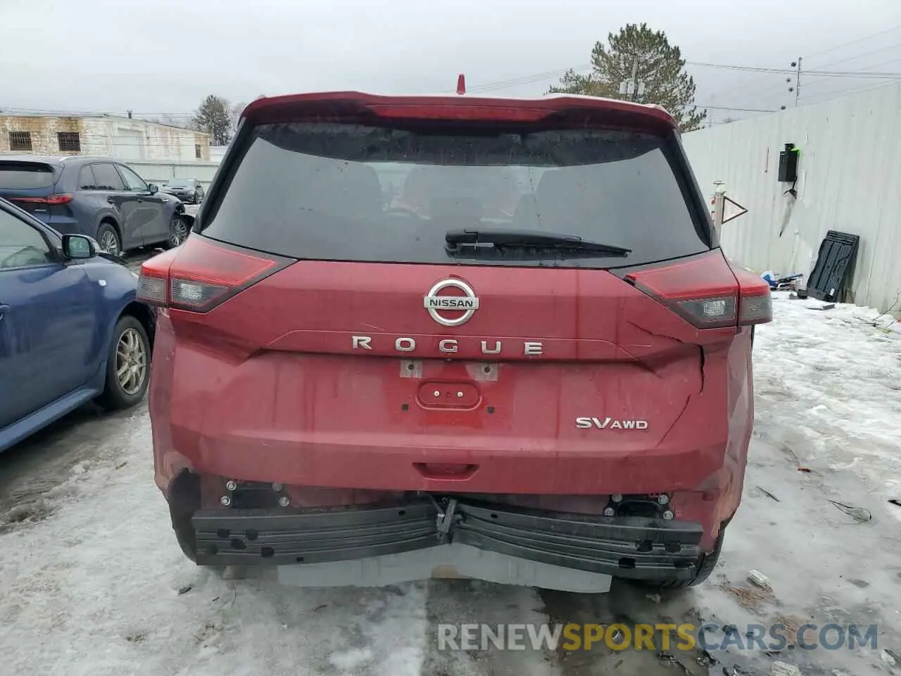 6 Фотография поврежденного автомобиля JN8AT3BB1MW222341 NISSAN ROGUE 2021
