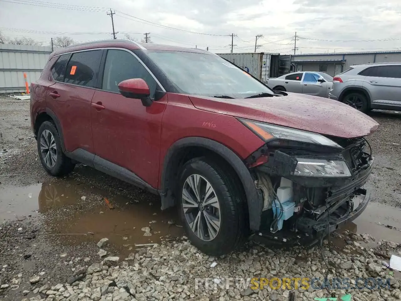 4 Фотография поврежденного автомобиля JN8AT3BB1MW227975 NISSAN ROGUE 2021