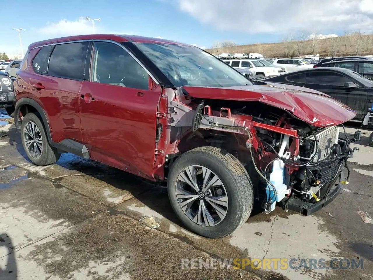 4 Фотография поврежденного автомобиля JN8AT3BB3MW227220 NISSAN ROGUE 2021