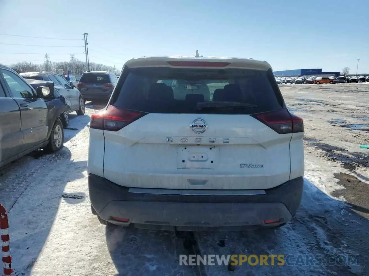 6 Photograph of a damaged car JN8AT3BB3MW232868 NISSAN ROGUE 2021