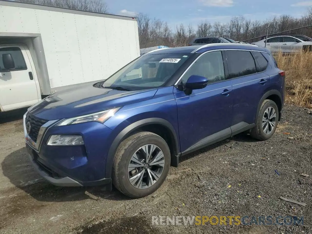 1 Photograph of a damaged car JN8AT3BB3MW238492 NISSAN ROGUE 2021