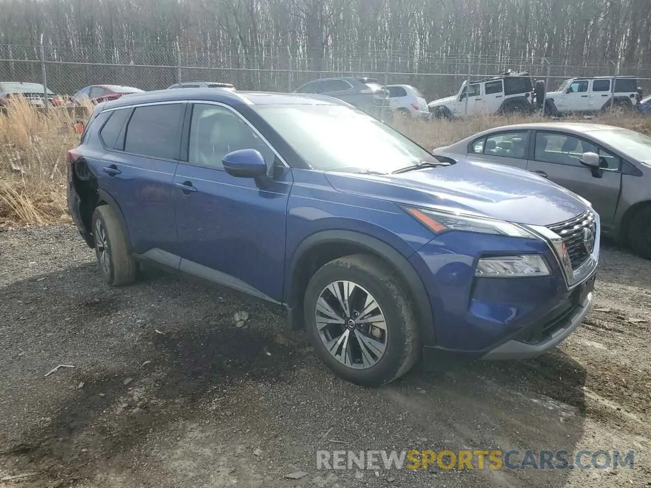 4 Photograph of a damaged car JN8AT3BB3MW238492 NISSAN ROGUE 2021