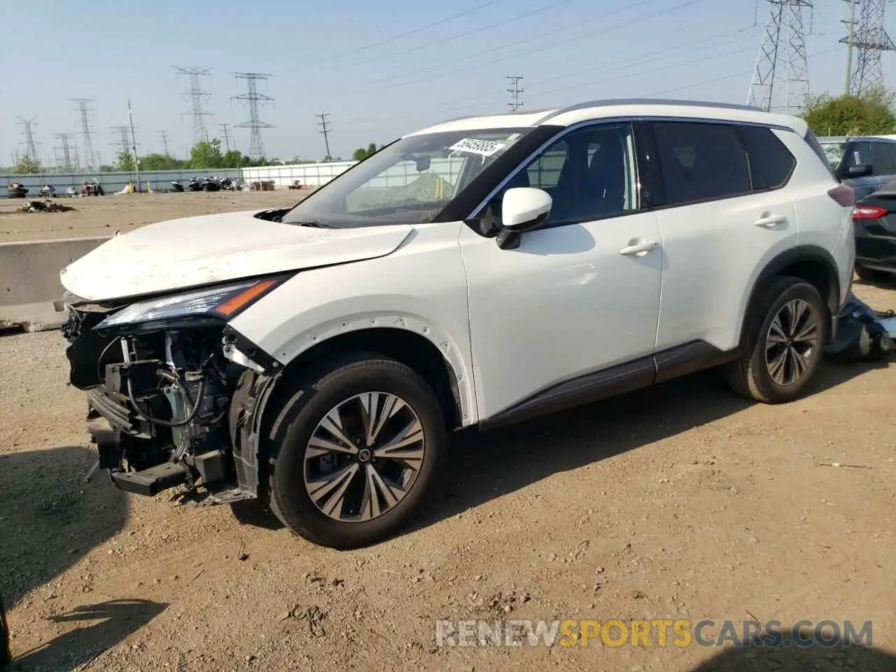 1 Фотография поврежденного автомобиля JN8AT3BB4MW210829 NISSAN ROGUE 2021