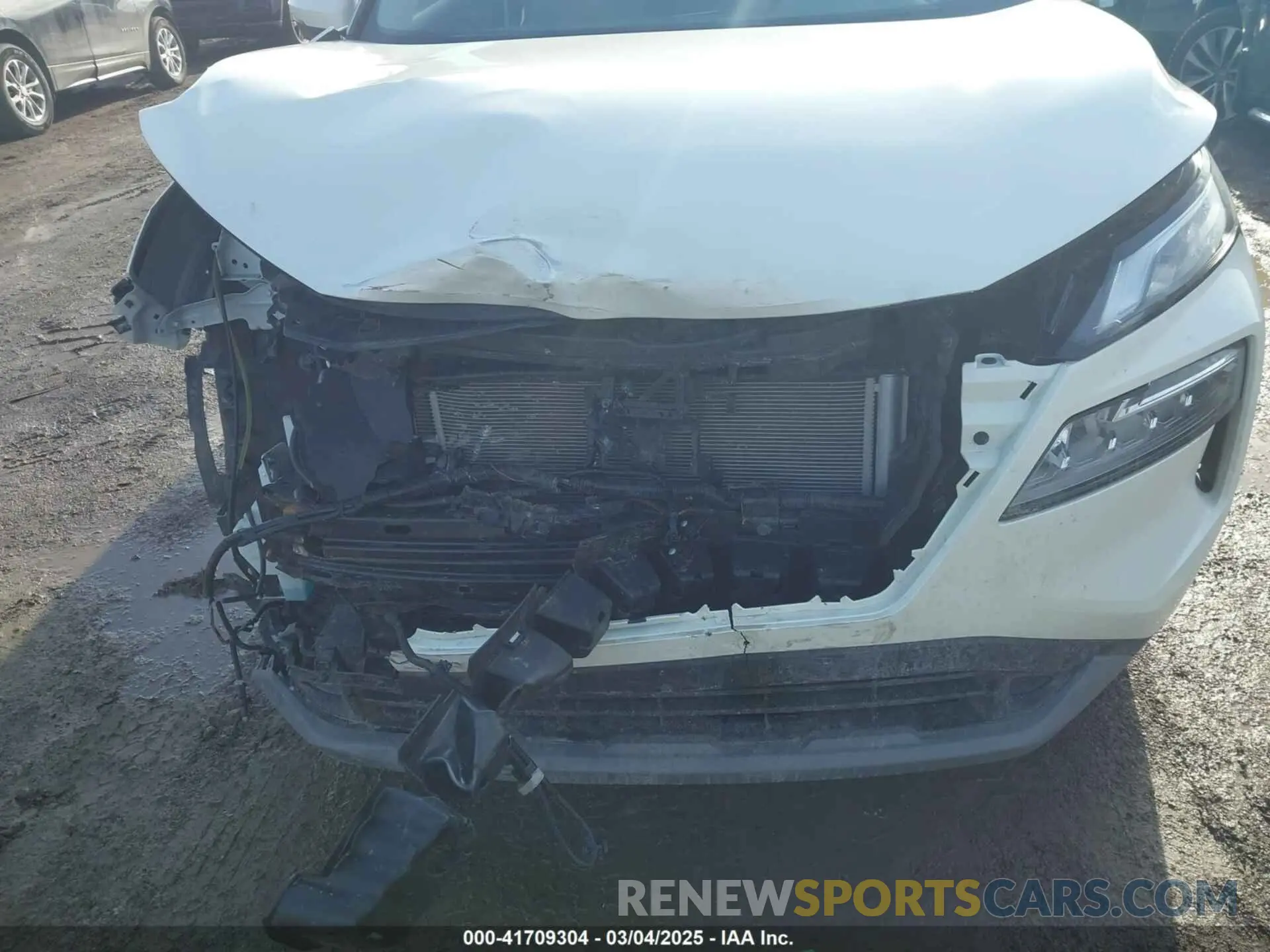 6 Photograph of a damaged car JN8AT3BB4MW213343 NISSAN ROGUE 2021