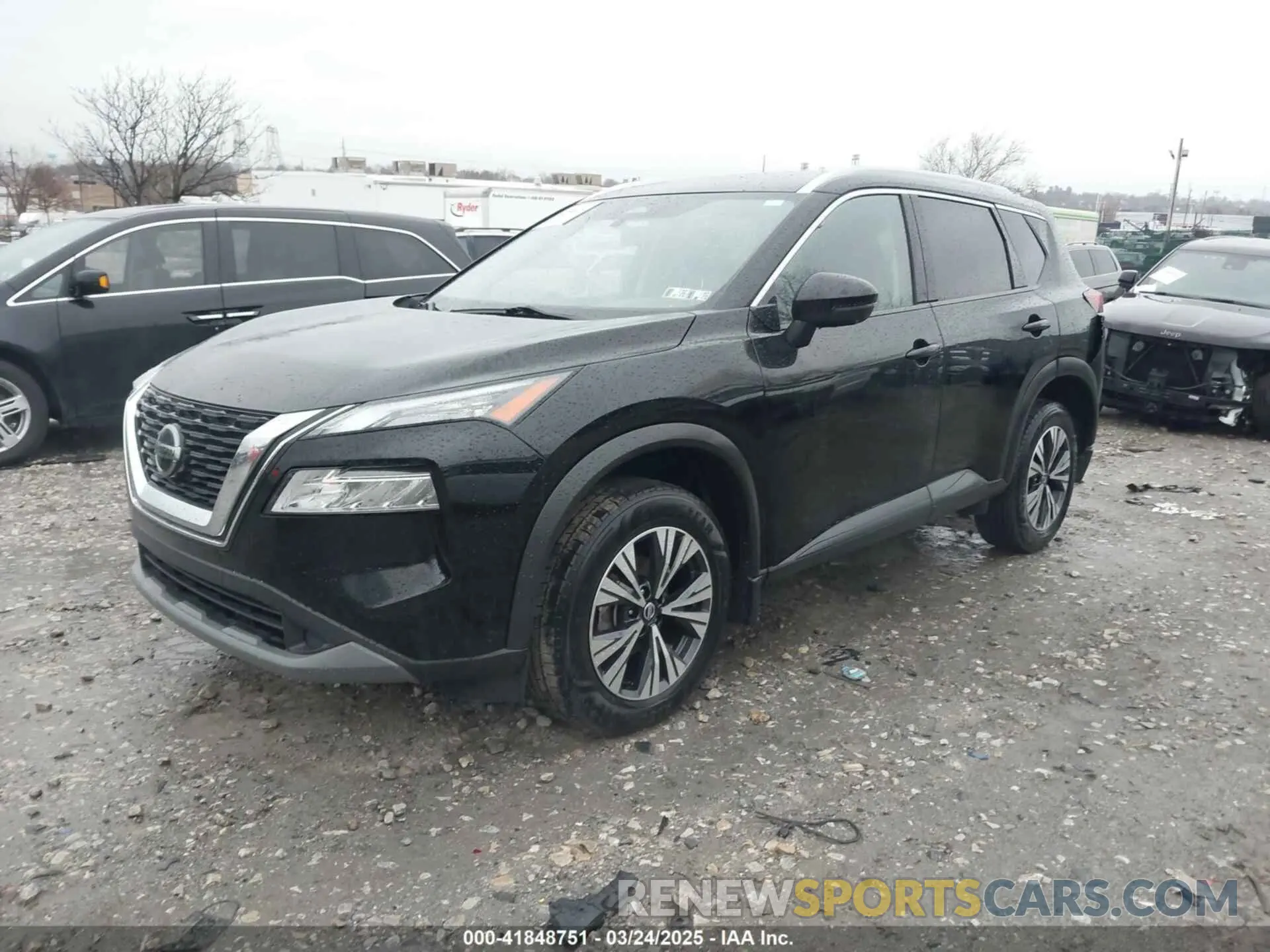 2 Photograph of a damaged car JN8AT3BB5MW212542 NISSAN ROGUE 2021