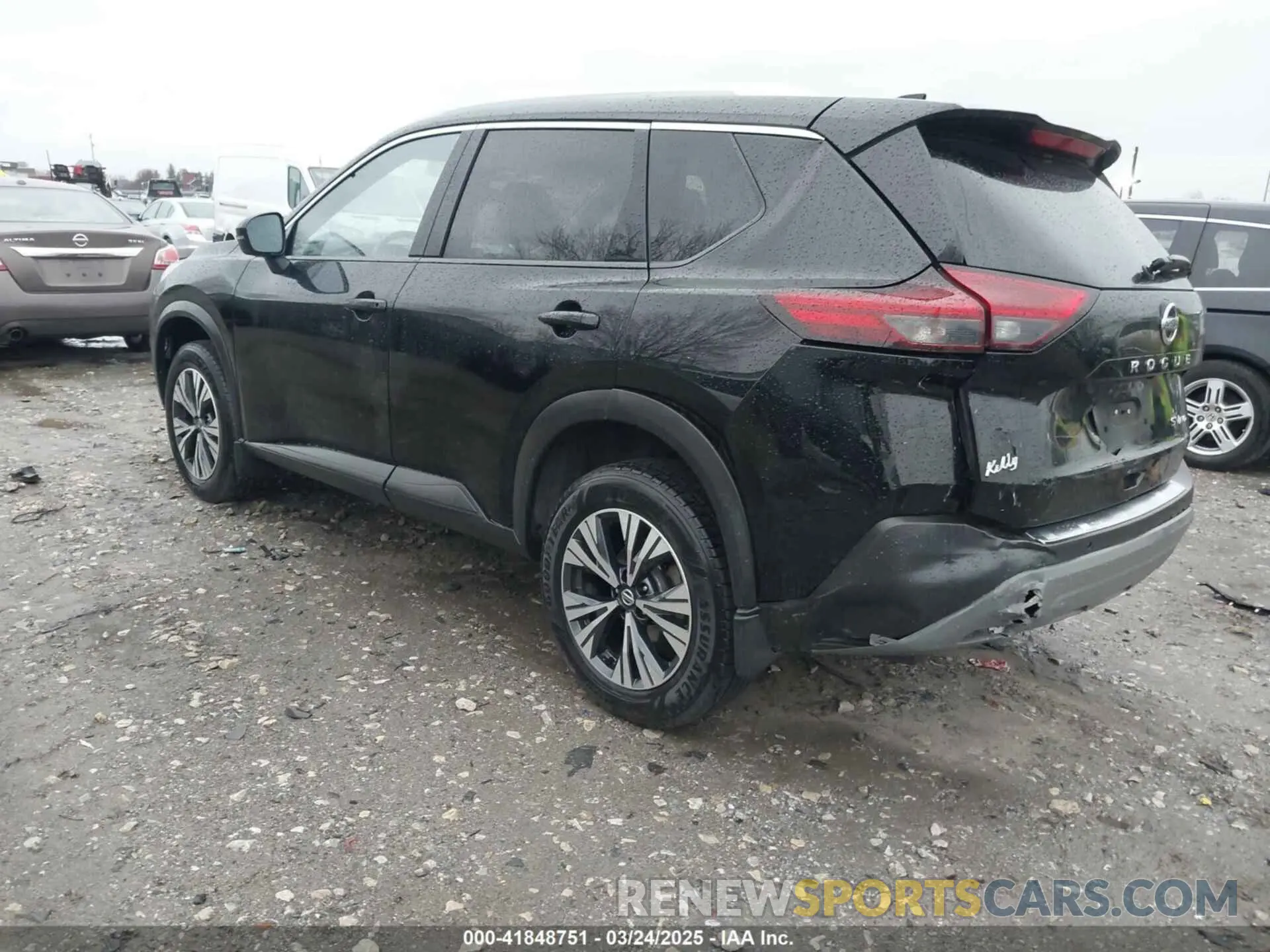 3 Photograph of a damaged car JN8AT3BB5MW212542 NISSAN ROGUE 2021
