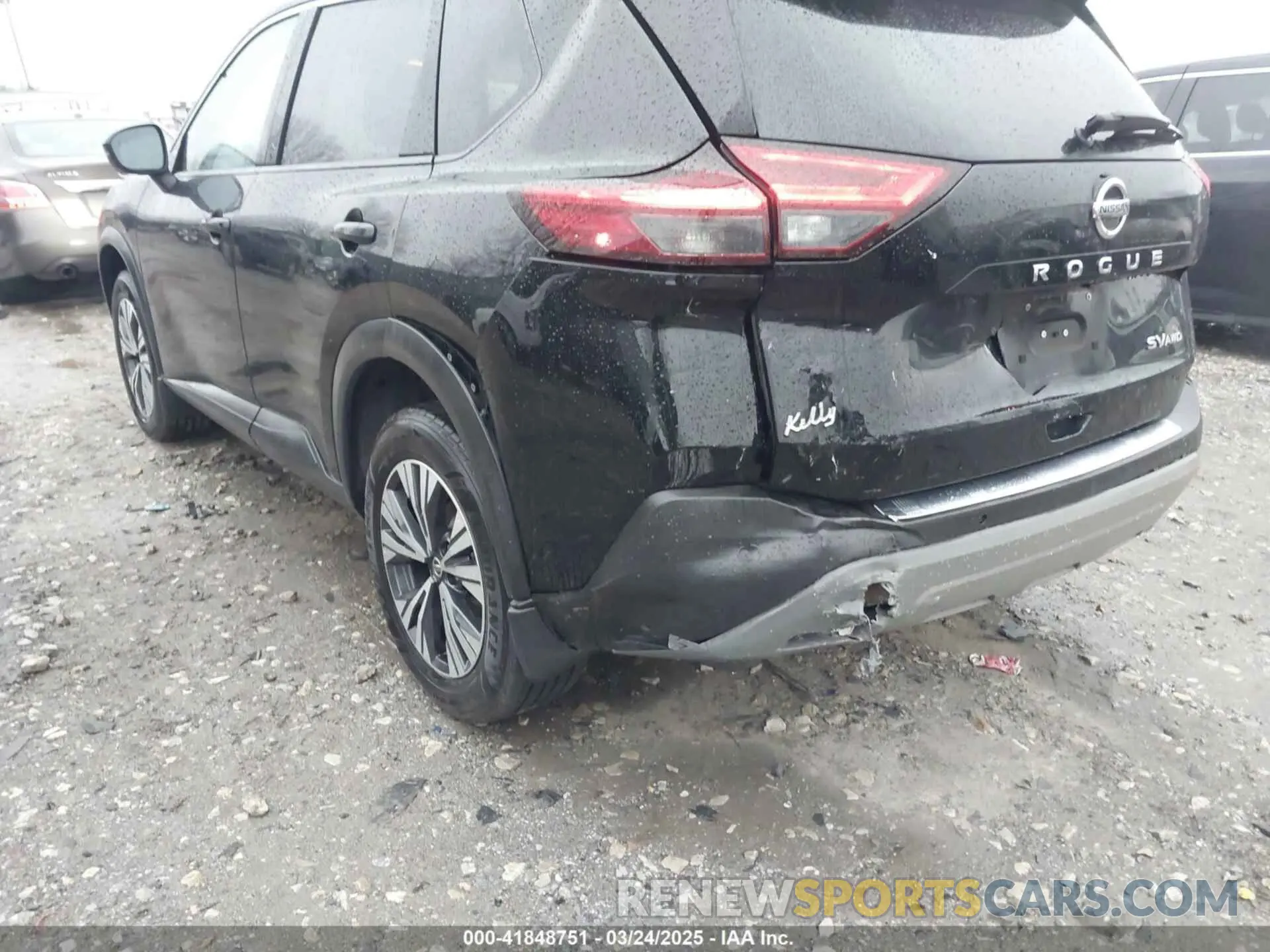 6 Photograph of a damaged car JN8AT3BB5MW212542 NISSAN ROGUE 2021
