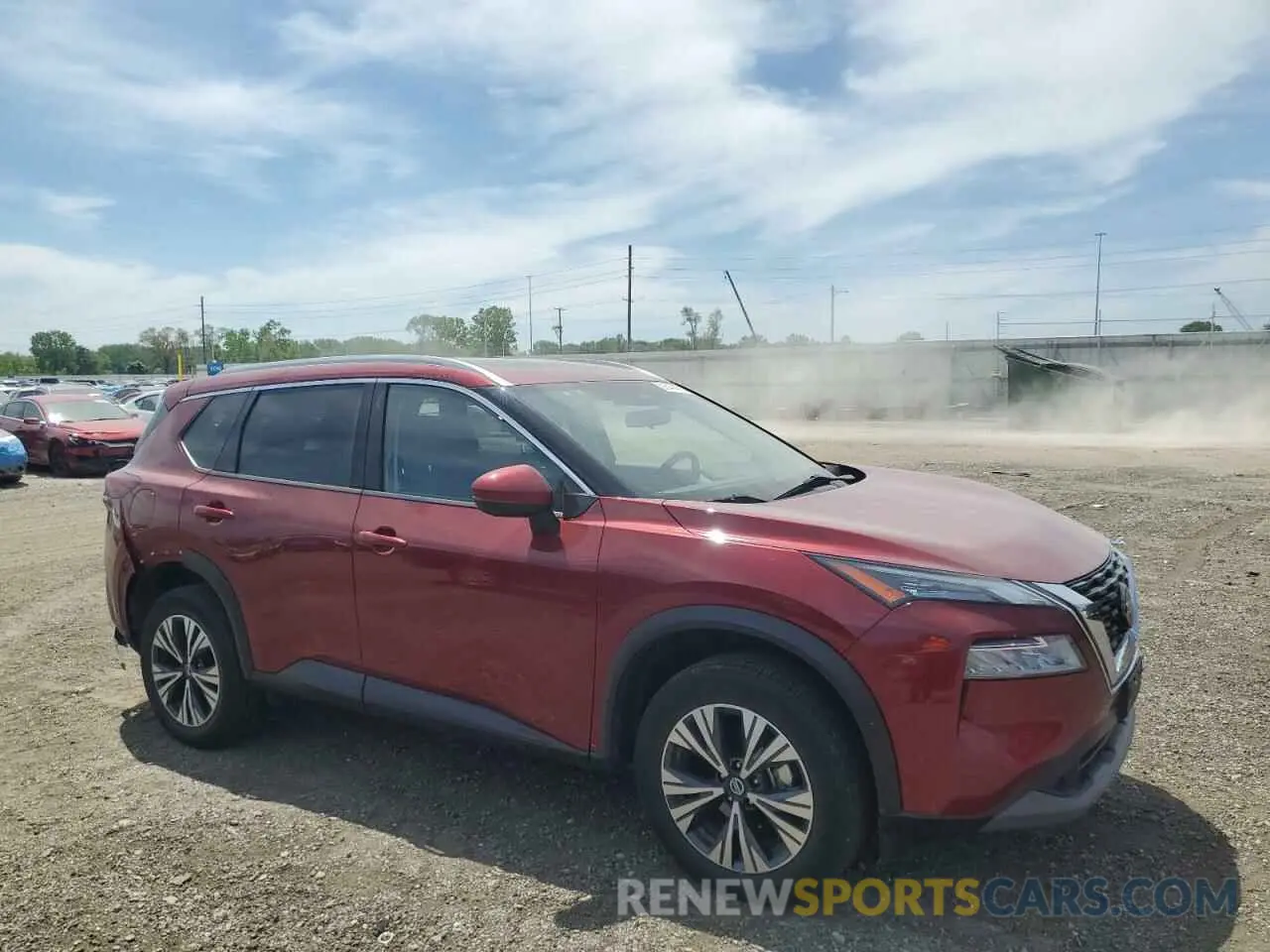 4 Photograph of a damaged car JN8AT3BB5MW229213 NISSAN ROGUE 2021