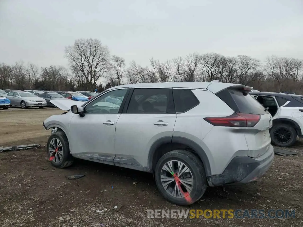 2 Фотография поврежденного автомобиля JN8AT3BB6MW223033 NISSAN ROGUE 2021