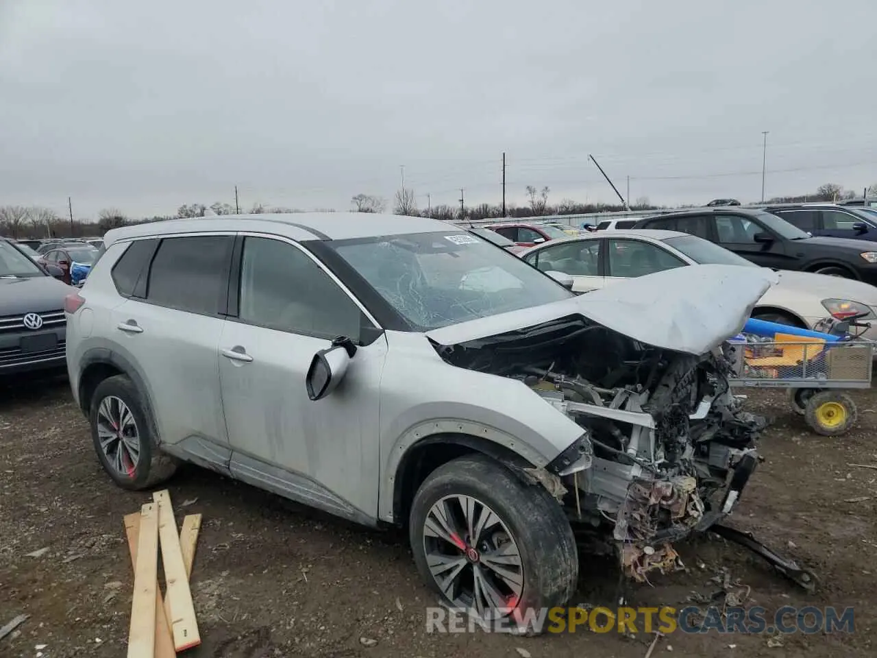 4 Фотография поврежденного автомобиля JN8AT3BB6MW223033 NISSAN ROGUE 2021