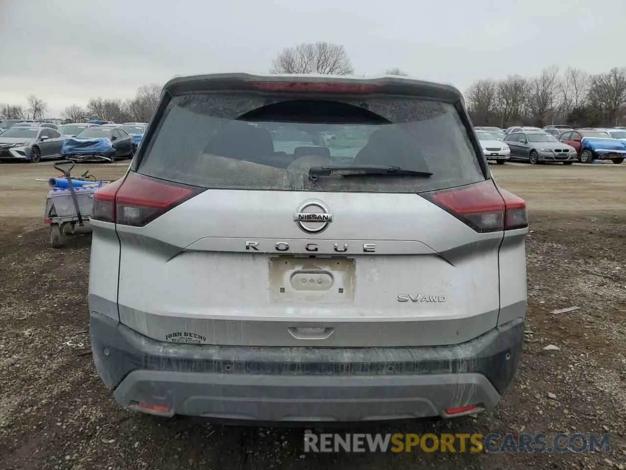 6 Фотография поврежденного автомобиля JN8AT3BB6MW223033 NISSAN ROGUE 2021