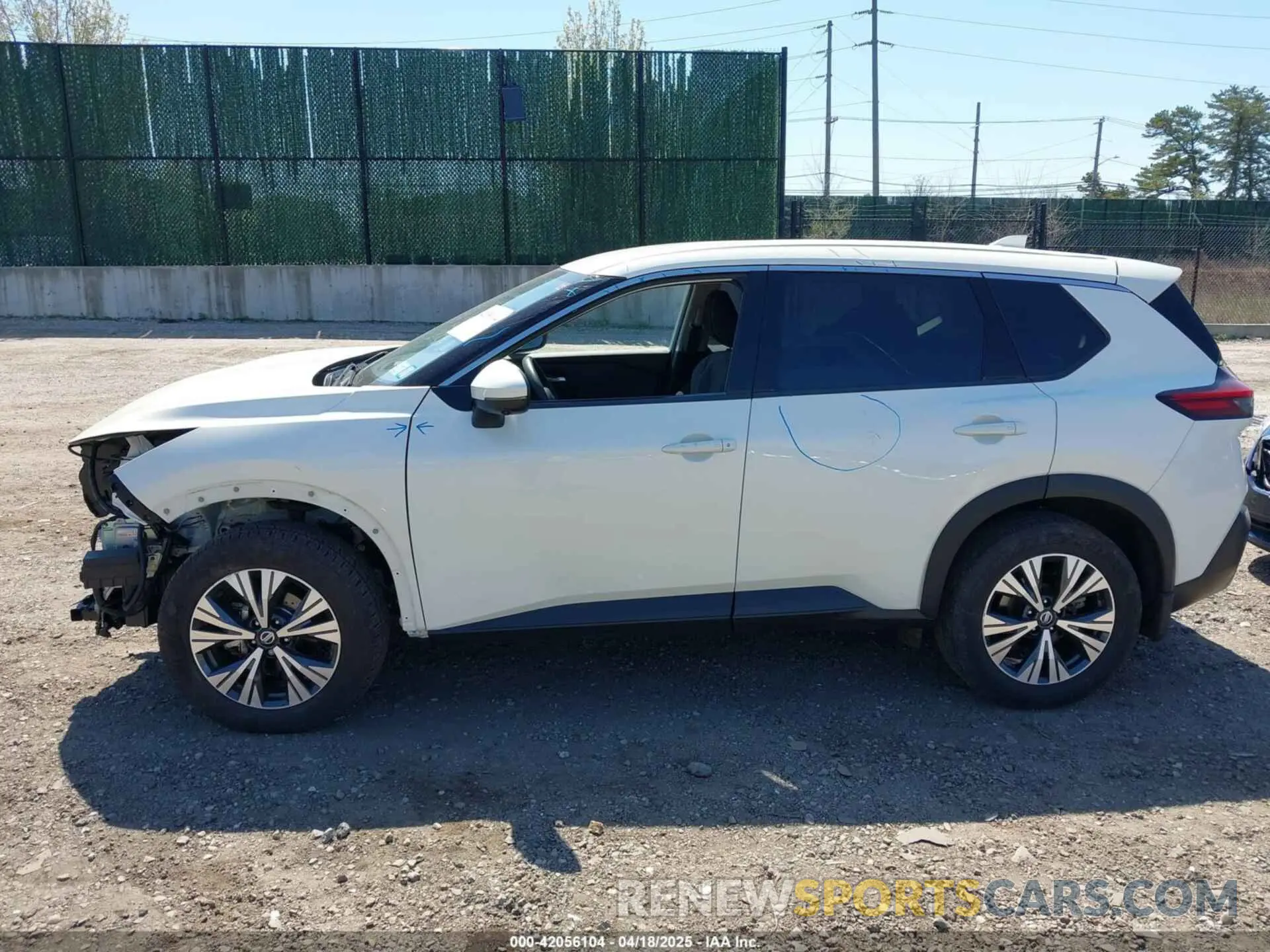 14 Photograph of a damaged car JN8AT3BB7MW207360 NISSAN ROGUE 2021