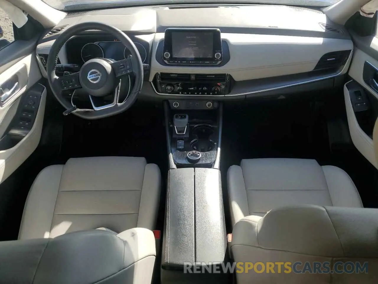 8 Photograph of a damaged car JN8AT3BB7MW209397 NISSAN ROGUE 2021
