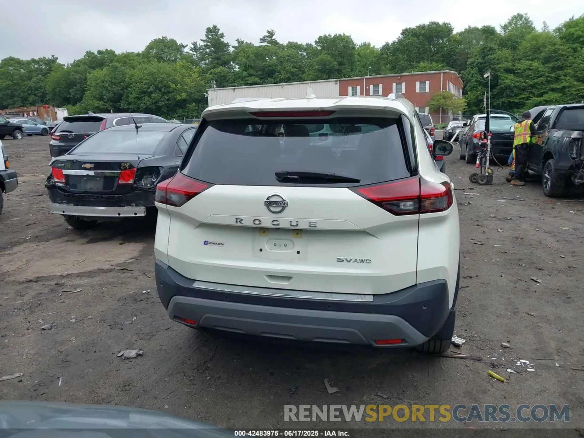 17 Фотография поврежденного автомобиля JN8AT3BB8MW222076 NISSAN ROGUE 2021